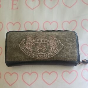 Juicy Couture Gray and Black Wallet